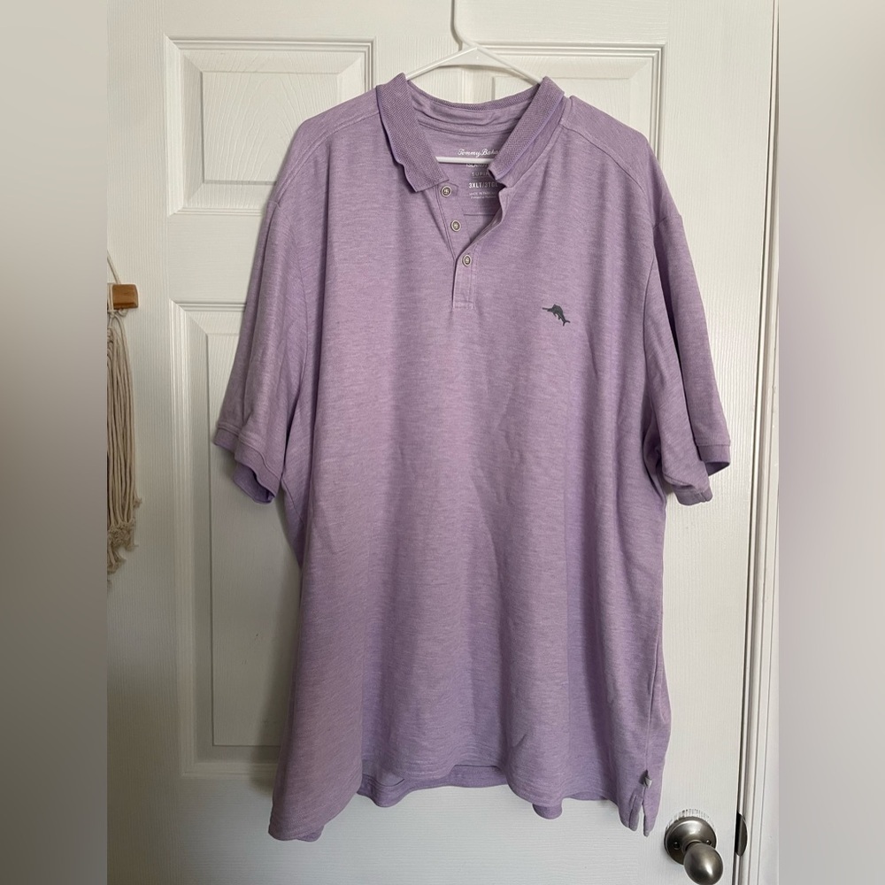 Tommy Bahama Men's 3XL Tall Heather Lavender Polo